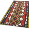 Handmade Persian Rug Anbaran Kelim 102x191cm - Image 3