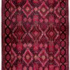 Handmade Persian Rug Beluch Black 104x201cm