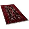 Handmade Persian Rug Beluch Black/Red 99x192cm - Image 2