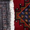 Handmade Persian Rug Beluch Red 85x203cm - Image 3