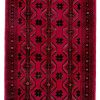 Handmade Persian Rug Beluch Red/Black 99x215cm