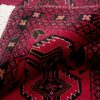 Handmade Persian Rug Beluch Red/Black 99x215cm - Image 3