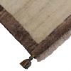 Handmade Persian Rug Gabbeh Shiraz Cream 63x123cm - Image 4