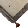 Handmade Persian Rug Gabbeh Shiraz Cream 63x123cm - Image 6