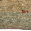 Handmade Persian Rug Gabbeh Shiraz Wool Beige/Blue 90x124cm - Image 3
