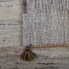 Handmade Persian Rug Gabbeh Shiraz Wool Beige/Grey 73x117cm - Image 6