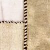 Handmade Persian Rug Gabbeh Shiraz Wool Cream 80x143cm - Image 6