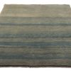 Handmade Persian Rug Gabbeh Shiraz Wool Cream/Blue 165x185cm