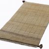 Handmade Persian Rug Gabbeh Shiraz Wool Beige 76x127cm - Image 3