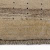 Handmade Persian Rug Gabbeh Shiraz Wool Beige 76x127cm - Image 4
