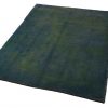 Handmade Persian Rug Gabbeh Shiraz Wool Green/Blue 150x200cm - Image 3