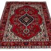 Handmade Persian Rug Tabriz 100x138cm - Image 4