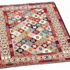 Handmade Persian Rug Varni Ardebil Kelim 110x142cm - Image 3