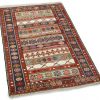 Handmade Persian Rug Varni Ardebil Kelim 120x200cm - Image 3