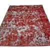 Handmade Persian Vintage Rug Tabriz Wool 130x206cm - Image 9
