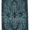 Handmade Persian Vintage Rug Tabriz Wool 132x224cm