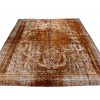 Handmade Persian Vintage Rug Tabriz Wool 255x344cm