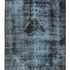 Handmade Persian VintageRug Blue/DarkBlue 114x176cm