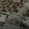 Handmade Persian VintageRug Cream/Brown 110x160cm - Image 4