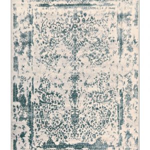 Merda Rug Fewy Creme/Blue
