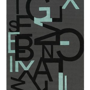 North Rug Hong Gray/Black