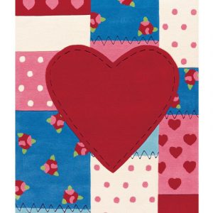 North Rug Kong Multicolor Heart