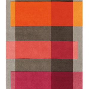 North Rug Song Taupe/Red