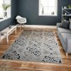 Pierre Cardin Diamond Rug 5431A Cream/Blue 160x230cm