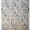 Pierre Cardin Diamond Rug 5431A Cream/Blue 160x230cm - Image 3
