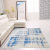 Pierre Cardin Diamond Rug 5440A Cream/Blue 160x230cm - Image 2