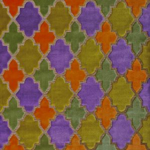 Pierre Cardin Rug Diamond 2003B Purple/Orange