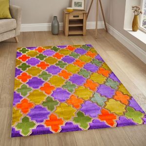 Pierre Cardin Rug Diamond 2003C Orange/Gold