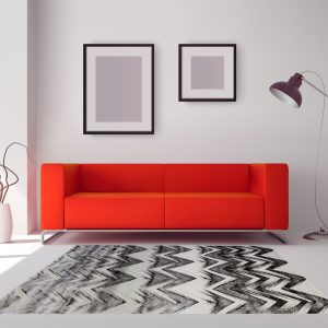 Pierre Cardin Rug Diamond 2005A White/Black