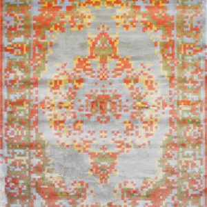 Pierre Cardin Rug Diamond 2077A Grey/Orange