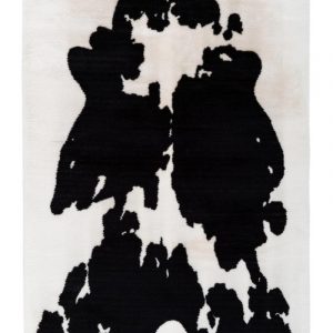 Rabbit Animal Rug 500 Black/White