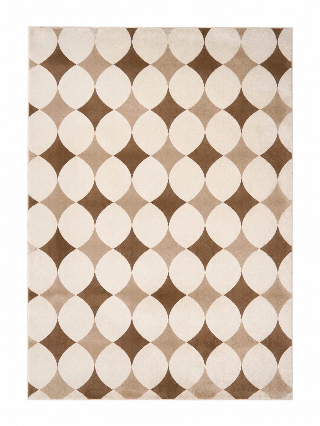 Pierre Cardin Diamond Rug 2756A Cream/Orange 200x290cm
