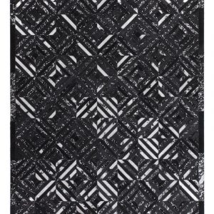 Spark Rug 410 Black/Silver