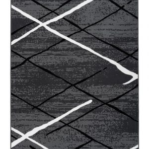 Vancouver Rug 110 Anthracite/Black/White