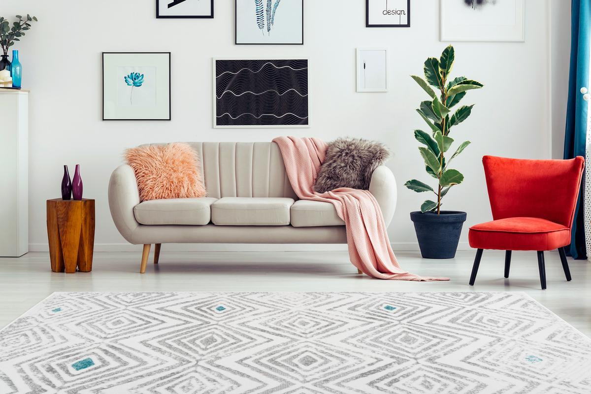 Vancouver Rug 410 White/Grey - Image 6