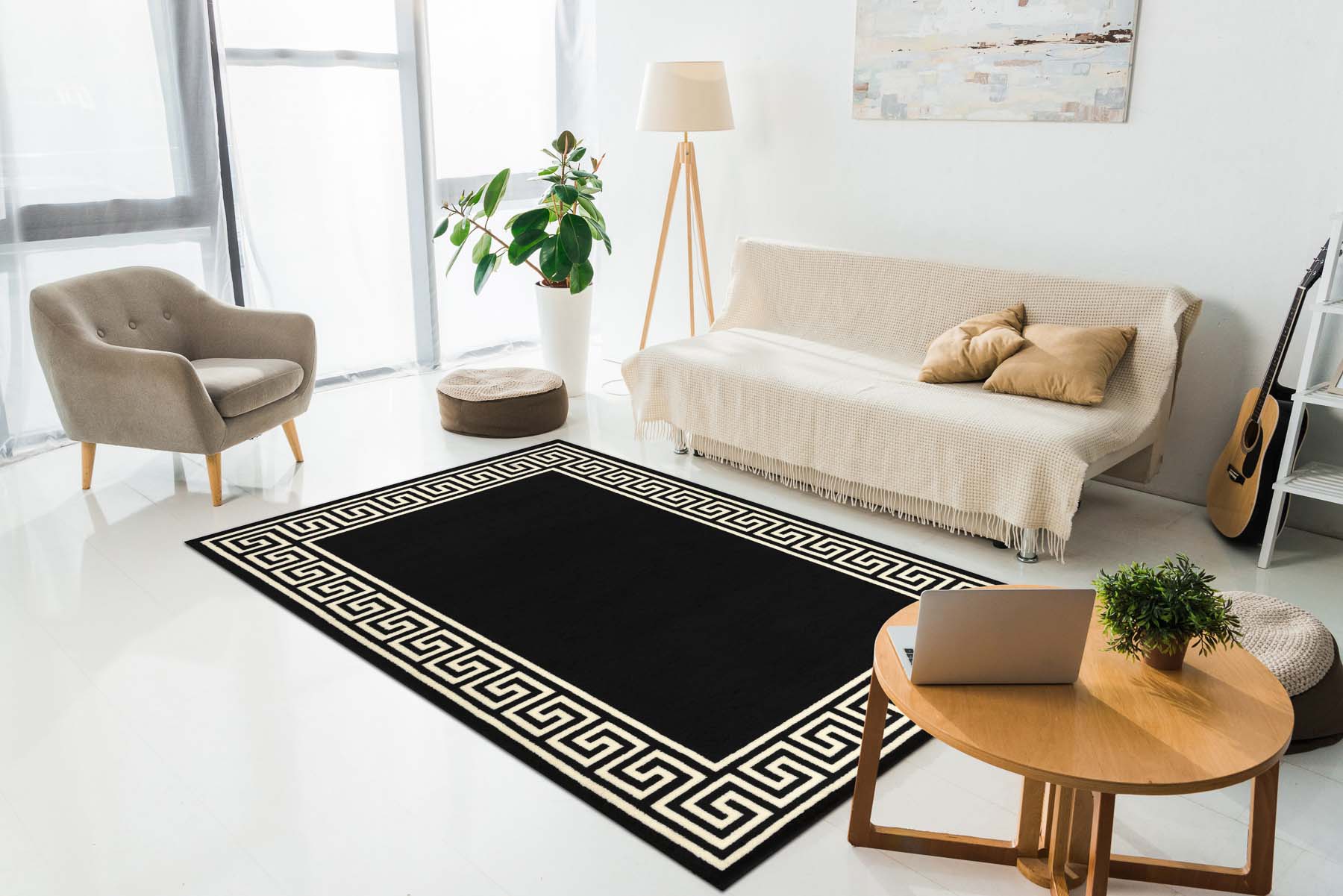 D-sign Rug 1D1255 Black - Image 4