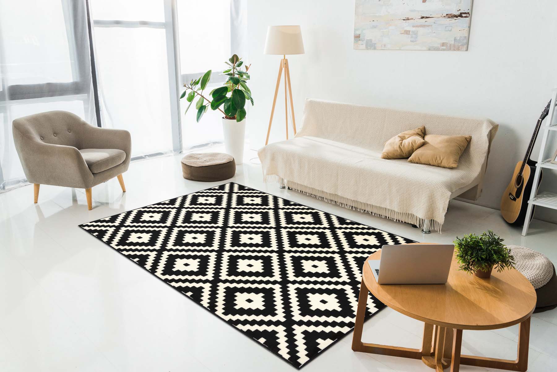 D-sign Rug 1D1251 Black - Image 4