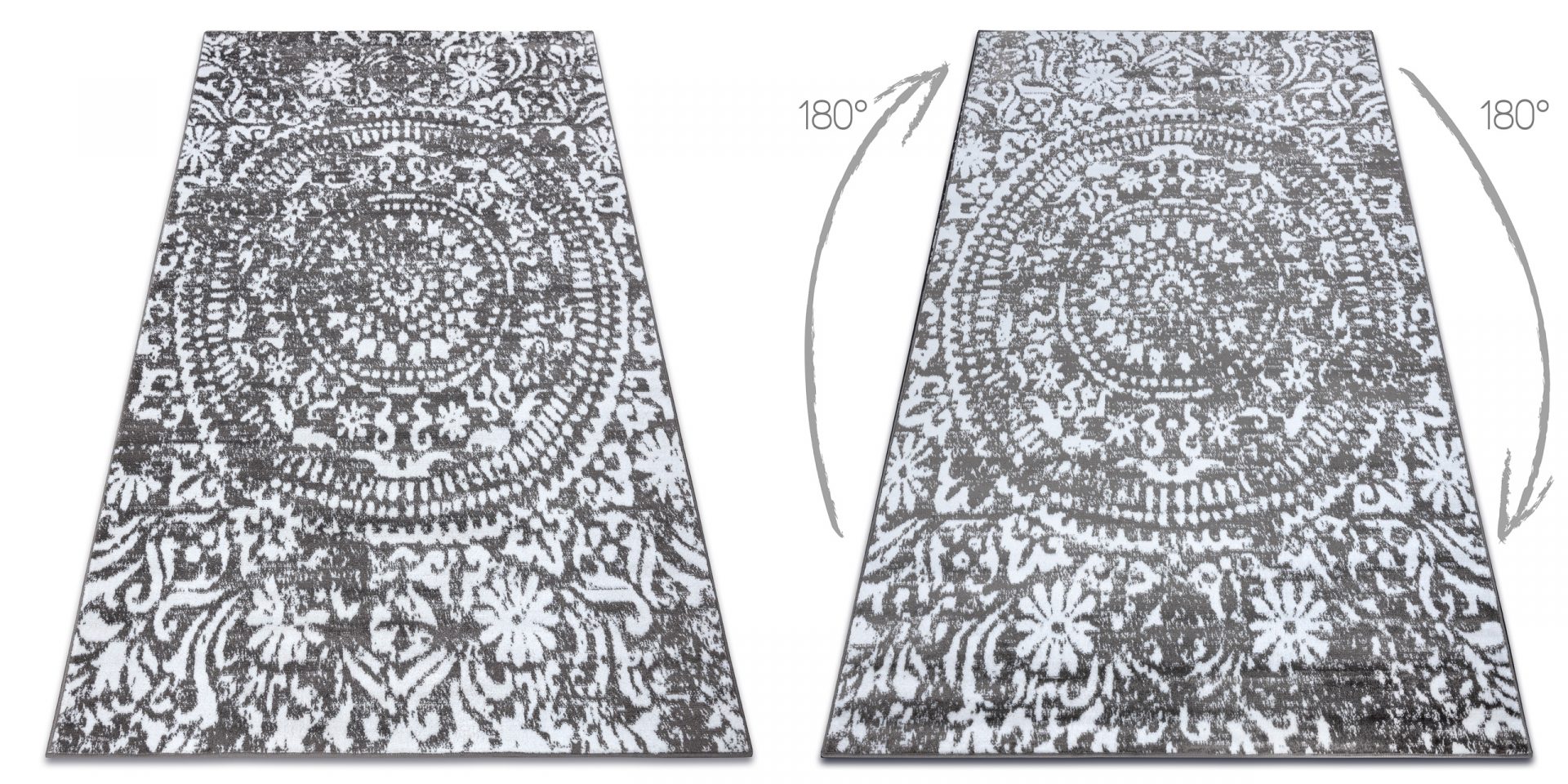 D-sign Rug 1D0808 Grey - Image 2